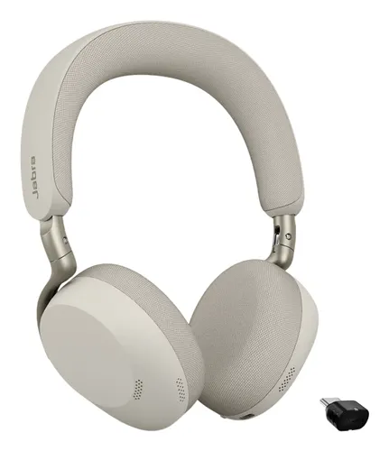 Jabra Evolve3 75 UC + Link 390c Zestaw słuchawkowy Bezprzewodowy Opaska na głowę Połączenia/muzyka USB Type-C Bluetooth Szary