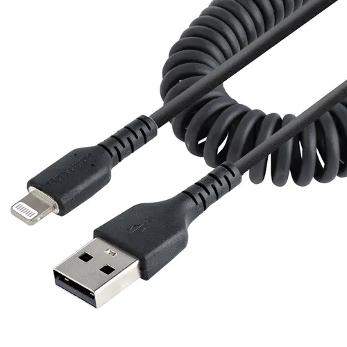 StarTech.com RUSB2ALT1MBC kabel Lightning 1 m Czarny