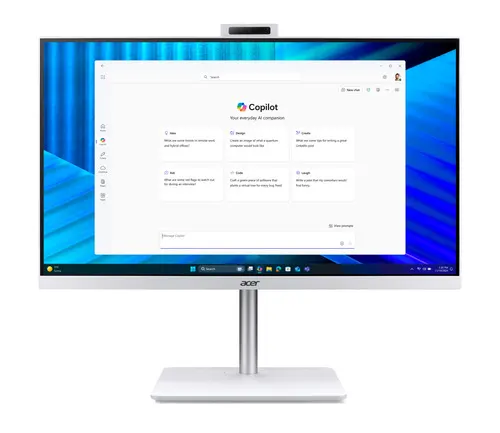 Acer Veriton VZ2417G Intel Core 5 120U 68,6 cm (27") 1920 x 1080 px All-in-One PC 16 GB DDR4-SDRAM 512 GB SSD Windows 11 Pro Biały