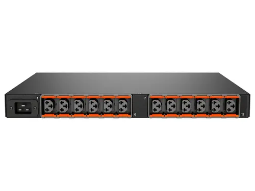 Vertiv Geist VP5U21A0 rozdzielacz zasilania PDU 12 x gniazdo sieciowe 1U Czarny