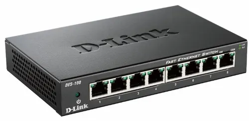 D-Link DES-108 Czarny