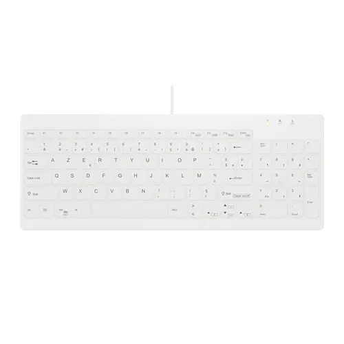 Contour Design Active Key AK-C7012 klawiatura Medyczna USB Francuski Biały (AK-C7012F-UVS-W/FR)