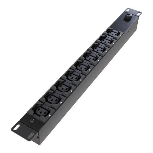 Vertiv PowerGo EP0G01A1 rozdzielacz zasilania PDU 9 x gniazdo sieciowe 1U Czarny