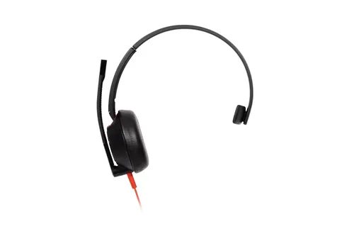 HP Poly Jednouszny zestaw słuchawkowy USB-C Poly Blackwire 5210 + wtyczka 3,5 mm + przejściówka USB-C/A