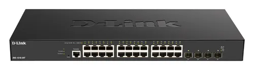 D-Link DXS-1210-28T przełącznik sieciowy Zarządzany L2/L3 10G Ethernet (100/1000/10000) 1U Czarny