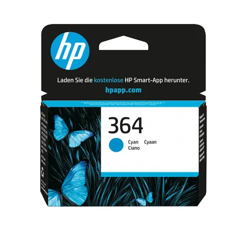 HP 364 oryginalny wkład atramentowy błękitny (CB318EE#BA3)