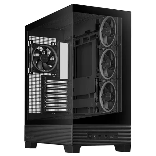 ASUS A31 Plus TG ARGB BLACK Midi Tower Czarny