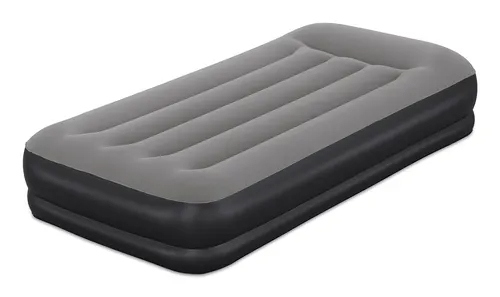 Bestway 671BT dmuchany materac Pojedynczy materac Czarny, Szary Unisex
