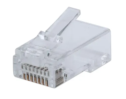 Intellinet 791090 wtyczka RJ45 Przezroczysty