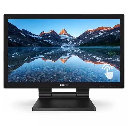 Philips B Line 222B9TA/00 monitor komputerowy 54,6 cm (21.5") 1920 x 1080 px Full HD LCD Ekran dotykowy Blad Czarny