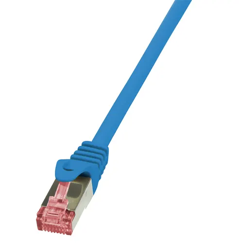 LogiLink 0.25m Cat.6 S/FTP kabel sieciowy Niebieski 0,25 m Cat6 S/FTP (S-STP)