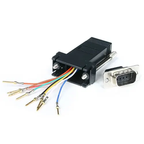 StarTech.com GC98MF przejściówka do kabli DB-9 RJ-45 Czarny