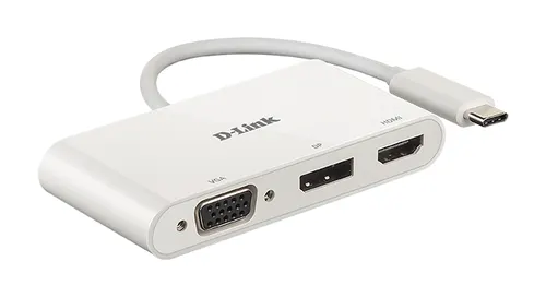 D-Link DUB-V310 stacja dokująca Przewodowa USB 3.2 Gen 1 (3.1 Gen 1) Type-C Biały