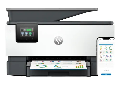 HP OfficeJet Pro 9120b Bezprzewodowe All-in-One W kolorze Drukarka, Drukowanie dwustronne; Kopiowanie, skanowanie (4V2N0B)