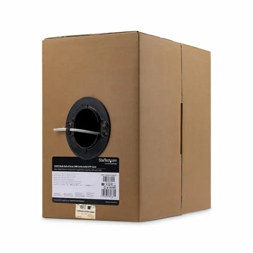 StarTech.com WIRC5ECMRGRY kabel sieciowy Szary 304,9 m Cat5e U/UTP (UTP)
