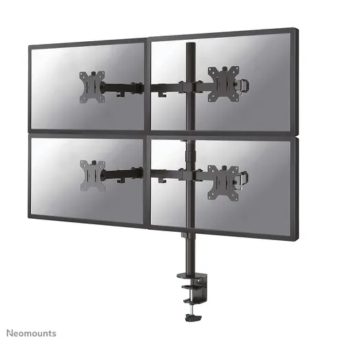 Neomounts FPMA-D550D4BLACK uchwyt / stojak do monitorów 81,3 cm (32") Biurko Czarny