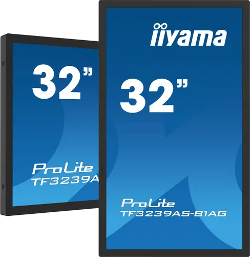 iiyama TF3239AS-B1AG signage display Płaski panel Digital Signage 80 cm (31.5") LED 435 cd/m² Full HD Czarny Ekran dotykowy Procesor wbudowany Android 11 24/7