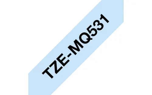 Brother TZEMQ531 taśmy do etykietowania Czarny na niebieskim TZe