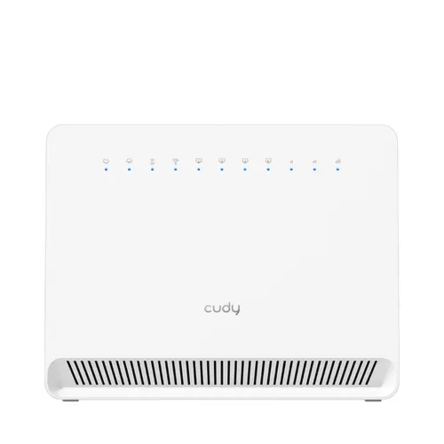 Cudy 4G Cat 6 AC1200 Wi-Fi Router, LT700E 1.0 router bezprzewodowy Gigabit Ethernet Dual-band (2.4 GHz/5 GHz) Biały