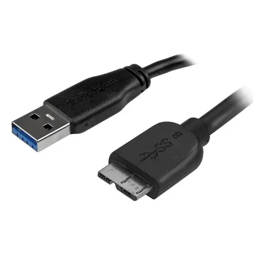 StarTech.com USB3AUB2MS kabel USB USB 3.2 Gen 1 (3.1 Gen 1) 2 m USB A Micro-USB B 5 Gbit/s Czarny