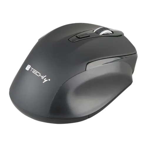 Techly IM 102-WBK myszka Biuro Dla praworęcznych RF Wireless Optyczny 1600 DPI