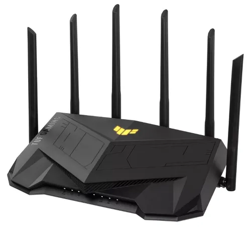 ASUS TUF Gaming AX6000 (TUF-AX6000) router bezprzewodowy Gigabit Ethernet Dual-band (2.4 GHz/5 GHz) Czarny