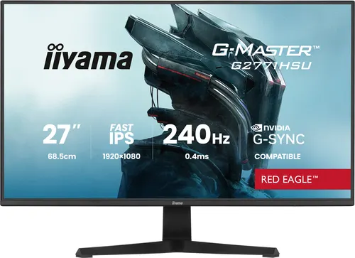 iiyama G-MASTER G2771HSU-B1 monitor komputerowy 68,6 cm (27") 1920 x 1080 px Full HD Czarny