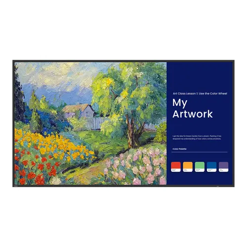 BenQ SL8604 Smart Signage Display Płaski panel Digital Signage 2,18 m (86") LCD 500 cd/m² 4K Ultra HD Czarny Procesor wbudowany Android