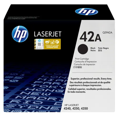 HP 42A oryginalny wkład z czarnym tonerem LaserJet