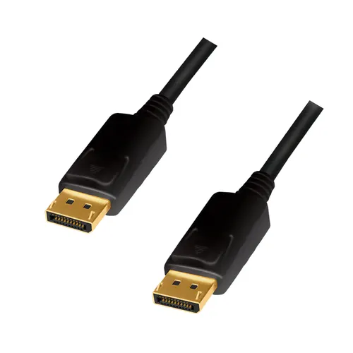 LogiLink CD0101 kabel DisplayPort 2 m Czarny