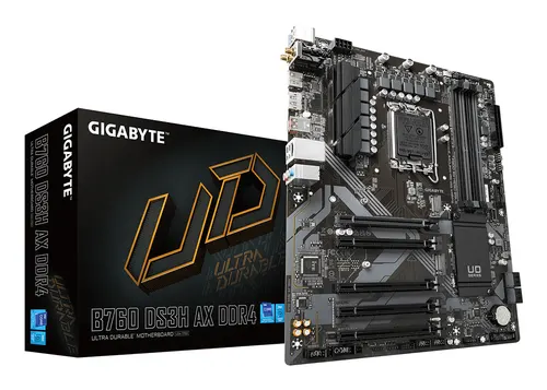 GIGABYTE B760 DS3H AX DDR4 płyta główna Intel B760 Express LGA 1700 ATX