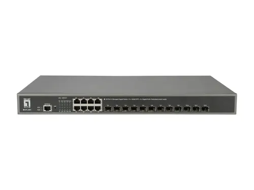 LevelOne GTL-2091 Zarządzany L3 Gigabit Ethernet (10/100/1000) Szary