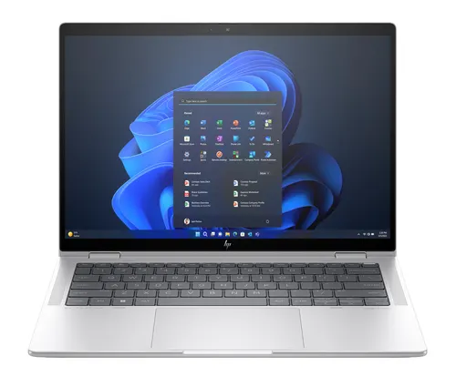 HP Elite x360 G11 Intel Core Ultra 7 155H Hybryda (2w1) 35,6 cm (14") Ekran dotykowy WUXGA 32 GB LPDDR5x-SDRAM 1 TB SSD Wi-Fi 6E (802.11ax) Windows 11 Pro AI PC Srebrny, 32 GB / 1 TB, ekran 800 nitów, z LTE
