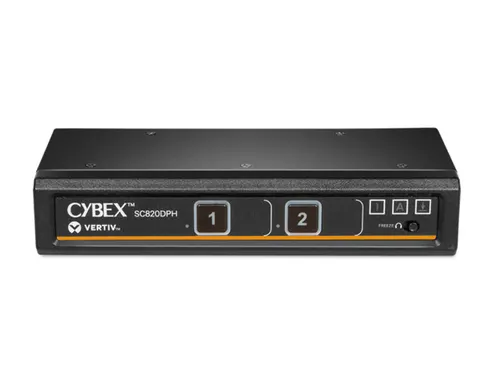 Vertiv SC820DPH-400 przełącznik KVM Czarny