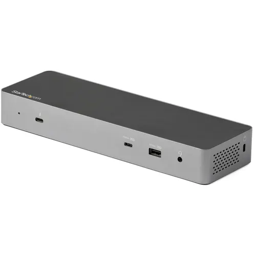 StarTech.com TB3CDK2DHUE stacja dokująca Przewodowa Thunderbolt 3 Czarny, Szary