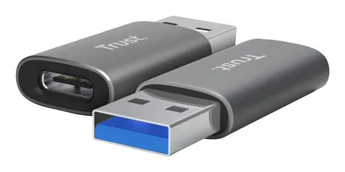 Trust Calyx USB Type-C USB Type-A Szary