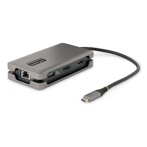 StarTech.com DKT31CDHPD3 stacja dokująca Przewodowa USB 3.2 Gen 2 (3.1 Gen 2) Type-C Szary