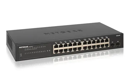 NETGEAR GS324T Zarządzany L2/L3/L4 Gigabit Ethernet (10/100/1000) Czarny