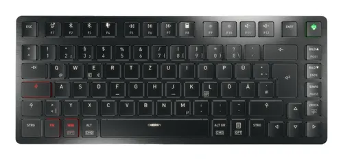 CHERRY KW X ULP 2.0 MINI klawiatura Dom/Biuro USB + RF Wireless + Bluetooth QWERTZ Niemiecki Czarny