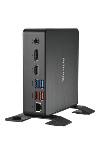 Shuttle Nano PC NC4010BAV2 Intel® Celeron® 7305 8 GB DDR4-SDRAM 128 GB SSD Windows 11 Pro Mini PC Czarny