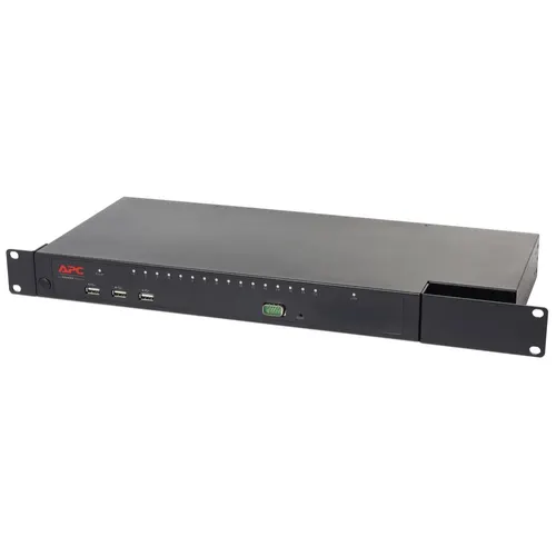 APC KVM1116R przełącznik KVM Możliwości montowania w stelażu Czarny