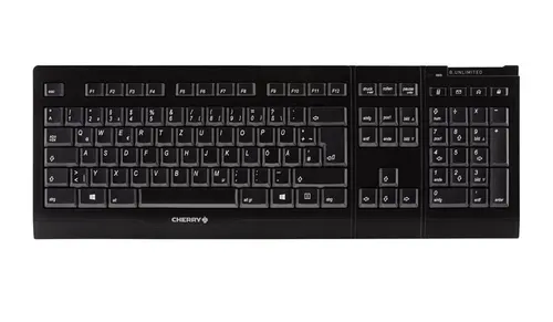 CHERRY B.Unlimited 3.0 klawiatura Dołączona myszka Uniwersalne RF Wireless QWERTY Hiszpański Czarny