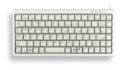 CHERRY G84-4100 klawiatura Uniwersalne USB + PS/2 QWERTY British English Szary