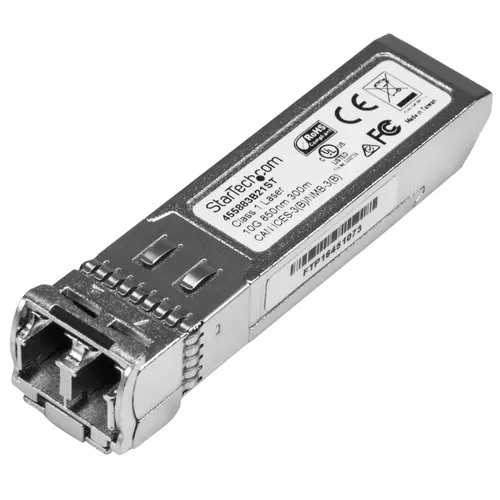 StarTech.com 455883B21ST moduł przekaźników sieciowych Swiatłowód 11100 Mbit/s SFP+ 850 nm