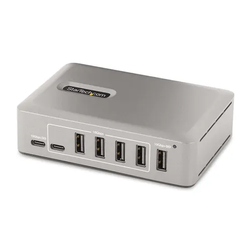 StarTech.com 10G8A2CS-USB-C-HUB huby i koncentratory USB 3.2 Gen 2 (3.1 Gen 2) Type-C 10000 Mbit/s Szary