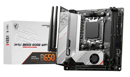 MSI MPG B650I EDGE WIFI płyta główna AMD B650 Gniazdo AM5 mini ITX