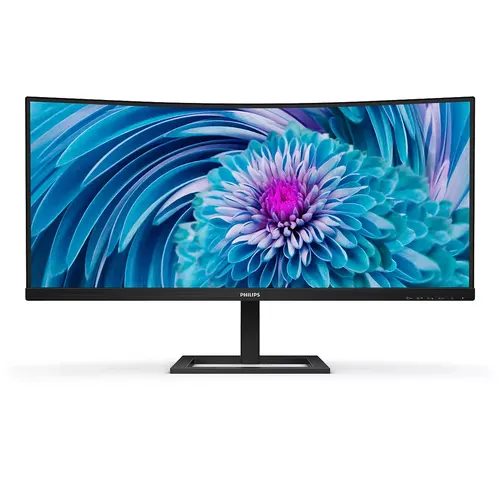Philips E Line 346E2CUAE/00 monitor komputerowy 86,4 cm (34") 3440 x 1440 px Wide Quad HD+ LCD Czarny