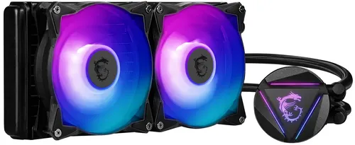 MSI MAG-CRLQD-240R2 system chłodzenia komputerów Obudowa komputera Chlodnica/wentylator Czarny