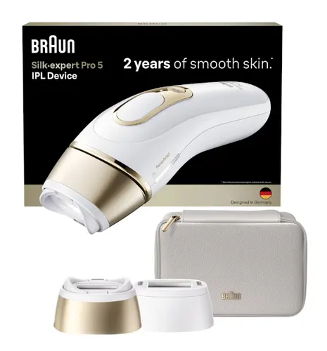 Braun Silk-expert Pro PL5210 IPL Intensywne światło impulsowe (IPL) Złoto, Biały