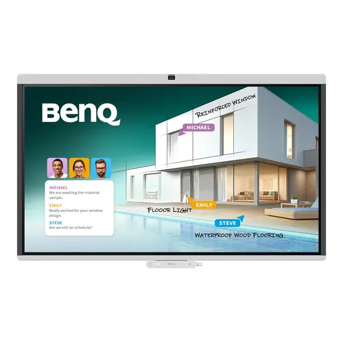 BenQ CM5505 tablica interaktywna 139,7 cm (55") 3840 x 2160 px Ekran dotykowy Biały USB / Bluetooth